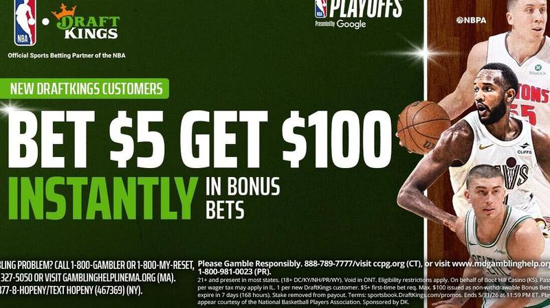 【篮球】NBA选秀福利：使用 DraftKings 折扣码在周六获得额外$100奖金
