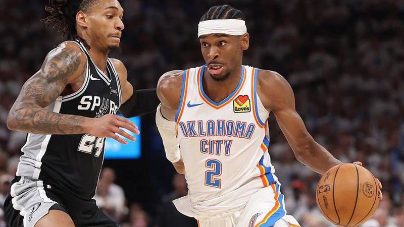 【篮球】雷霆险胜马刺，仅差一场便能连续两年进入NBA总决赛